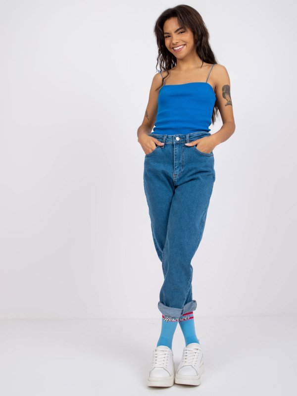 Spodnie jeans-MR-SP-251-1.95-niebieski rozmiar - 28