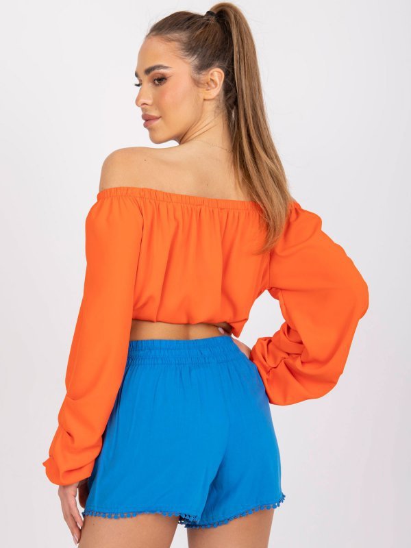 Szorty-D73761M61531KA-niebieski rozmiar - XL