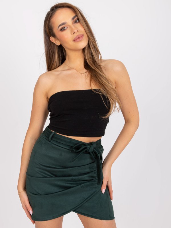 Spódnica-DHJ-SD-15680.28X-ciemny zielony rozmiar - L