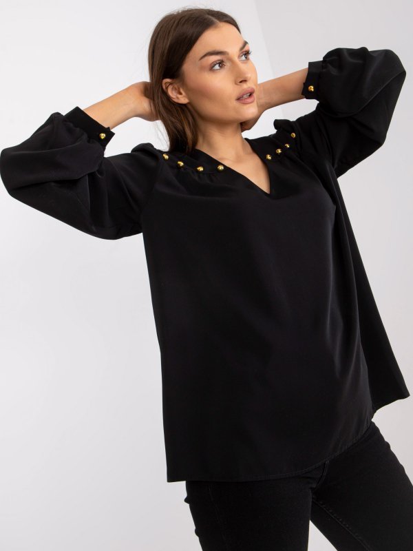 Bluzka-LK-BZ-508827.62P-czarny rozmiar - ONE SIZE