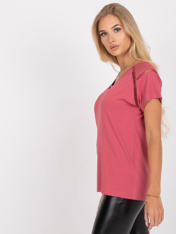 Bluzka-FA-BZ-7237.40P-ciemny różowy rozmiar - ONE SIZE