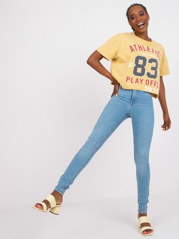 Spodnie jeans-RO-SP-PNT-2308.86-niebieski rozmiar - XS
