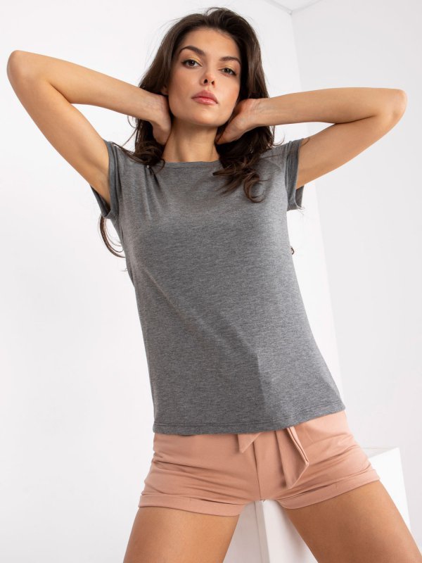 T-shirt-RV-TS-4623.56-ciemny szary rozmiar - L