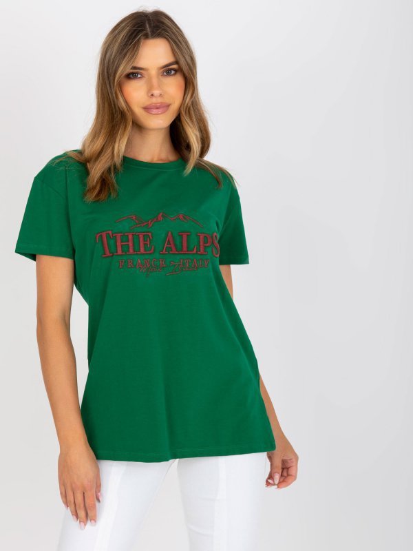 T-shirt-FA-TS-7720.43P-ciemny zielony rozmiar - ONE SIZE