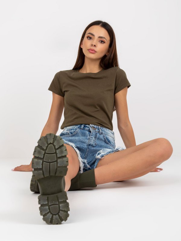 T-shirt-B-013.11P-khaki rozmiar - XS
