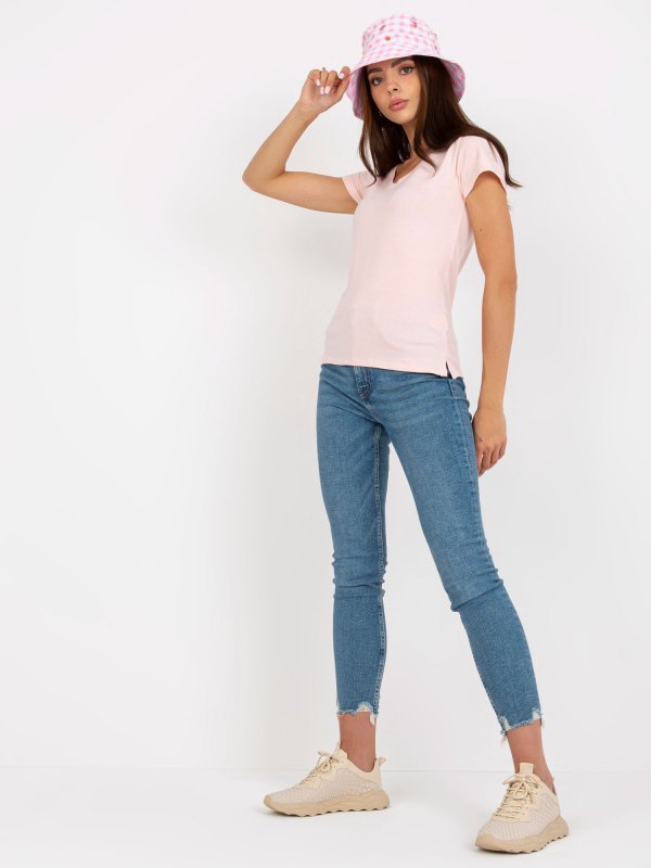 T-shirt-B-012.48P-jasny różowy rozmiar - M