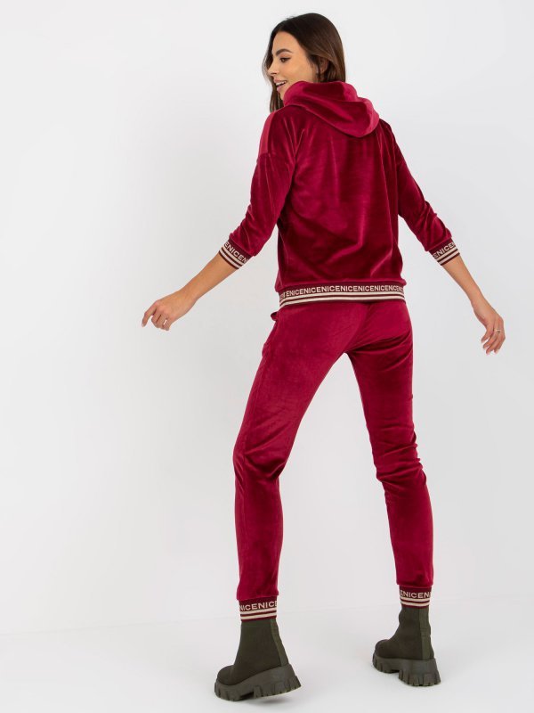 Komplet-RV-KMPL-8286.40-bordowy rozmiar - L/XL