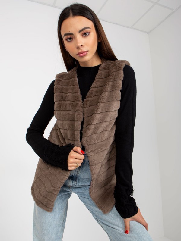 Kamizelka-TW-KZ-2114.09P-brązowy rozmiar - 2XL