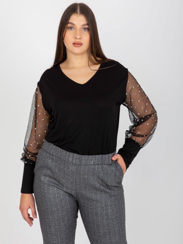 Bluzka-BR-BZ-2057.04-czarny rozmiar - 3XL