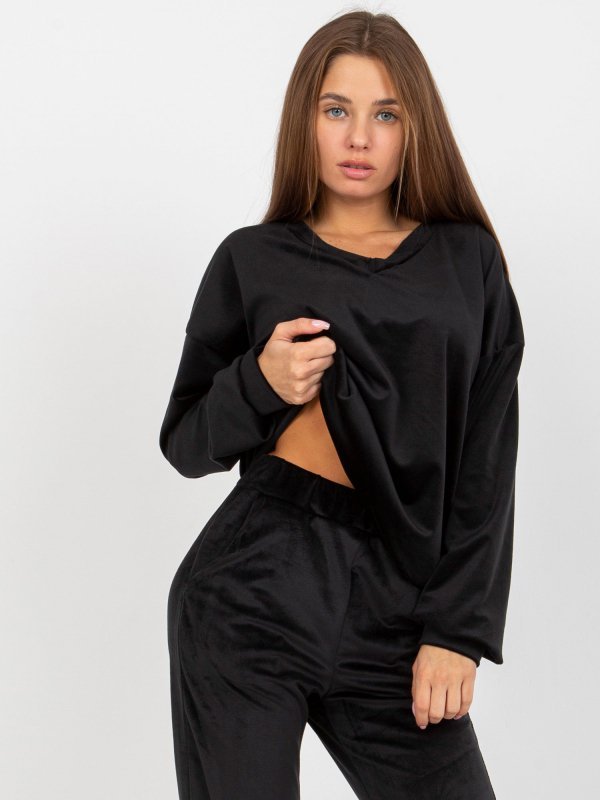 Bluzka-RP-BZ-8188.64P-czarny rozmiar - S/M