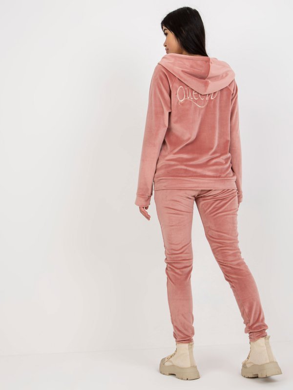 Komplet-RV-KMPL-8443.98P-ciemny różowy rozmiar - L/XL