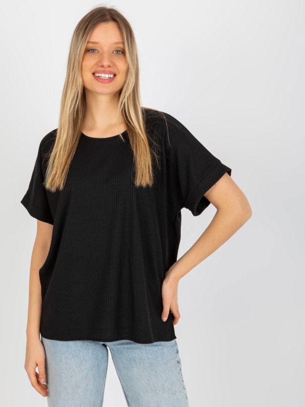 Bluzka-LK-BZ-509252.25X-czarny rozmiar - ONE SIZE