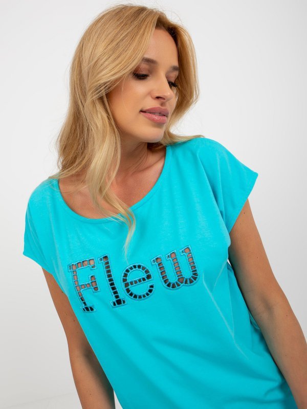T-shirt-FA-TS-8515.46-niebieski rozmiar - ONE SIZE