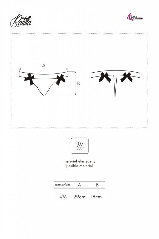 Panty Ratilla LC 90130-1 rozmiar - S/M