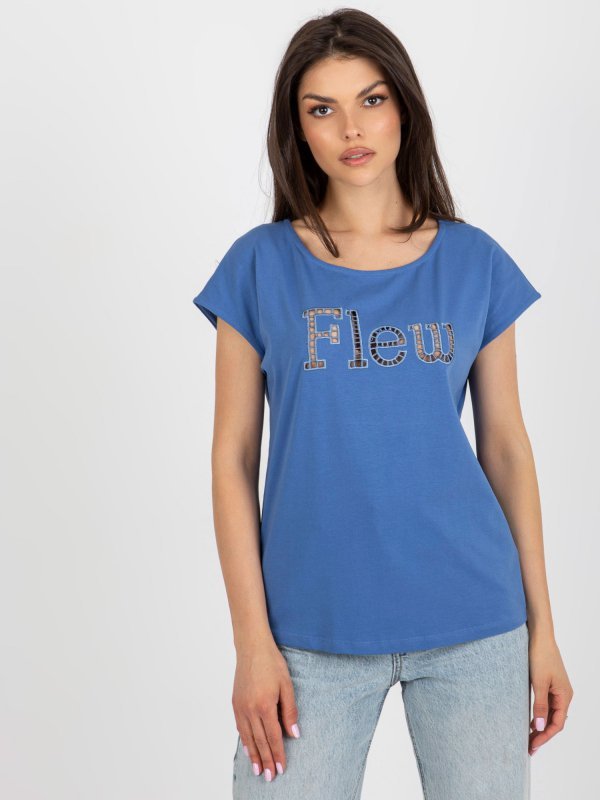 T-shirt-FA-TS-8515.46-ciemny niebieski rozmiar - ONE SIZE