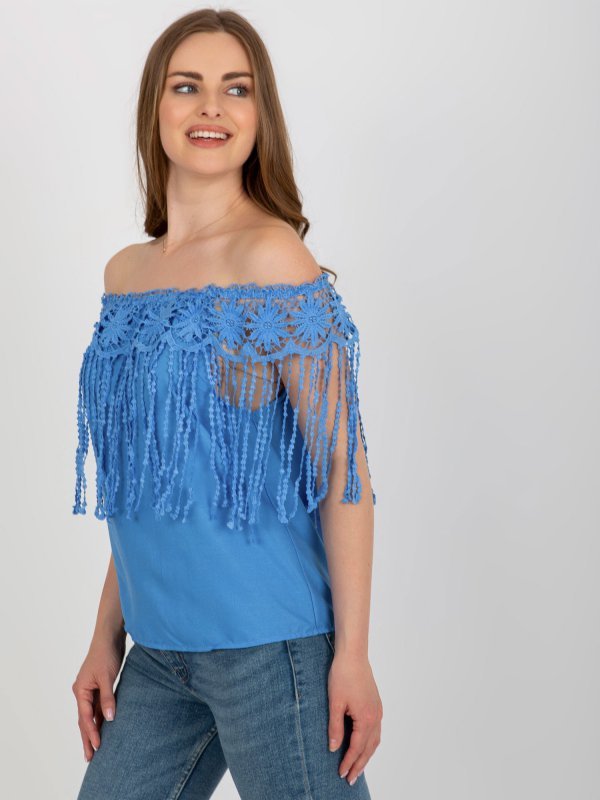 Bluzka-AT-BZ-1801.87-niebieski rozmiar - M/L
