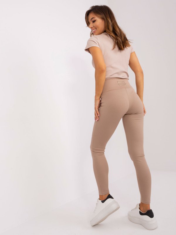 Leginsy-TW-LG-OB059.37X-beżowy rozmiar - XL