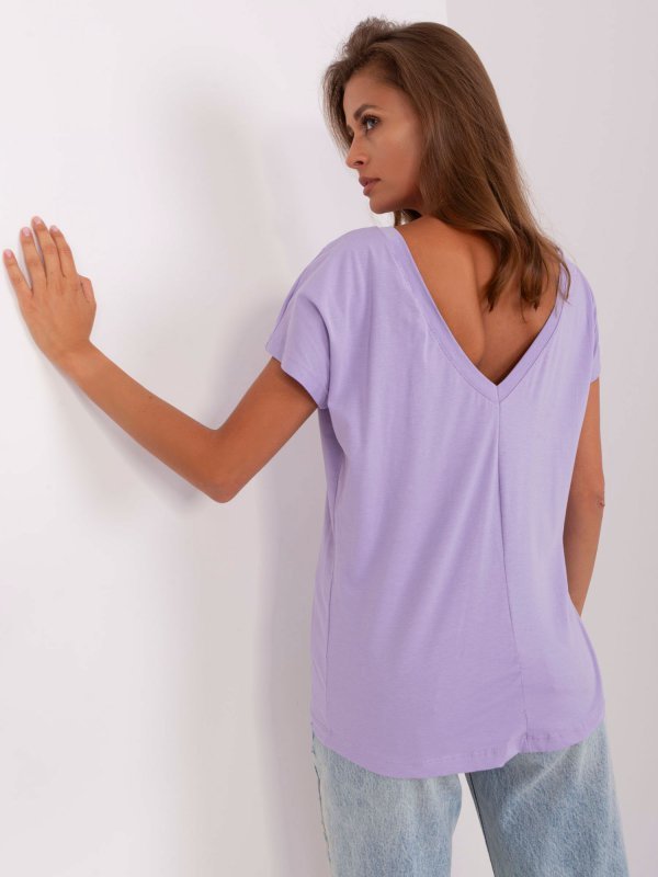 T-shirt-RV-TS-4662.03X-jasny fioletowy rozmiar - S