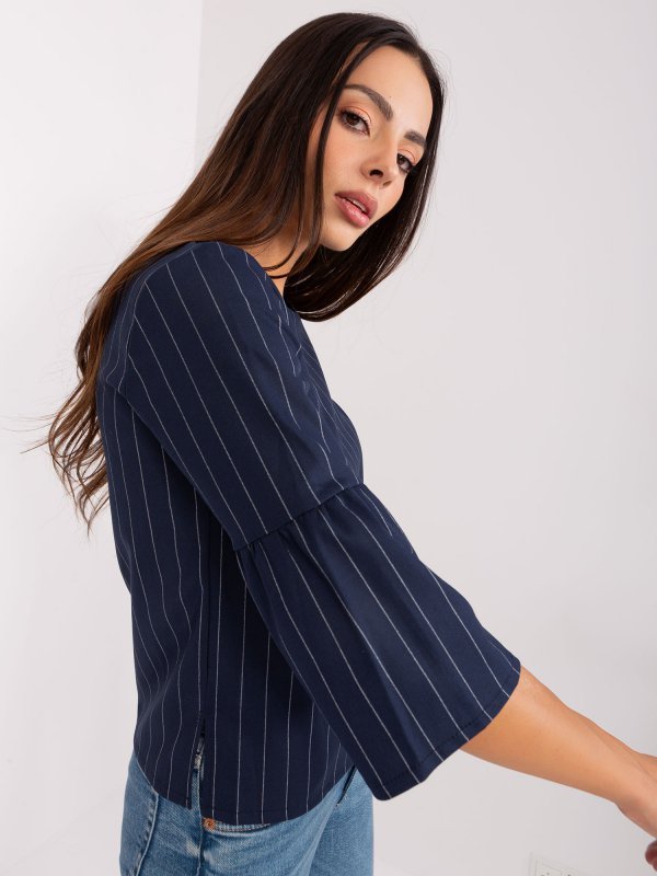 Bluzka-LK-BZ-506434.33P-granatowy rozmiar - 38