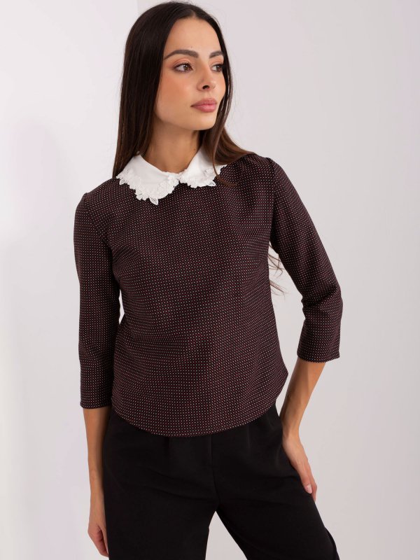 Bluzka-LK-BZ-506477.70P-czarny rozmiar - 40