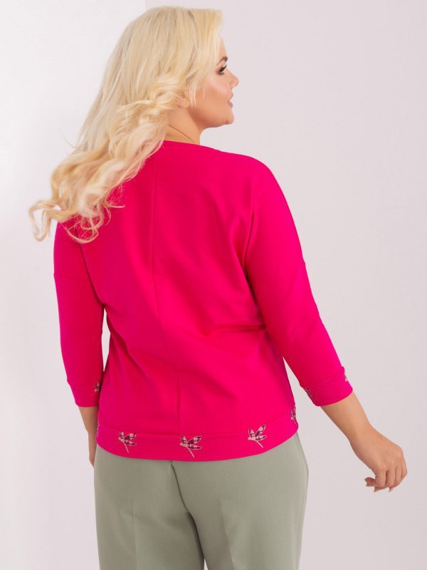 Bluzka-RV-BZ-9135.47-fuksjowy rozmiar - ONE SIZE