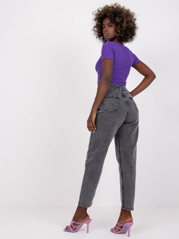 Spodnie jeans-MR-SP-253.22P-czarny rozmiar - 25