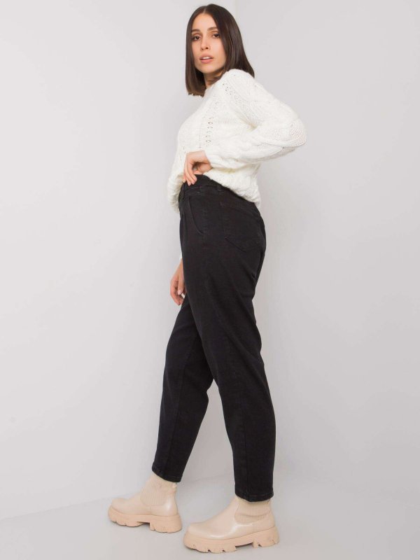 Spodnie jeans-MR-SP-263.65P-czarny rozmiar - 28