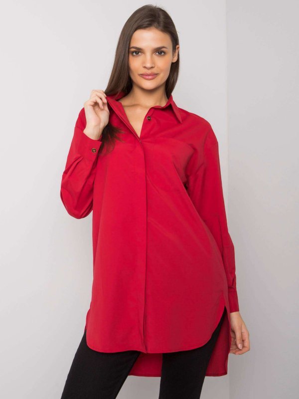 Koszula-EM-KS-005.34-ciemny czerwony rozmiar - ONE SIZE