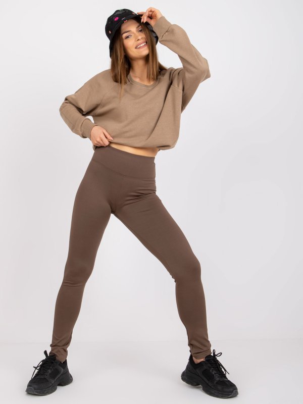 Leginsy-EM-LG-U597.50P-brązowy rozmiar - ONE SIZE