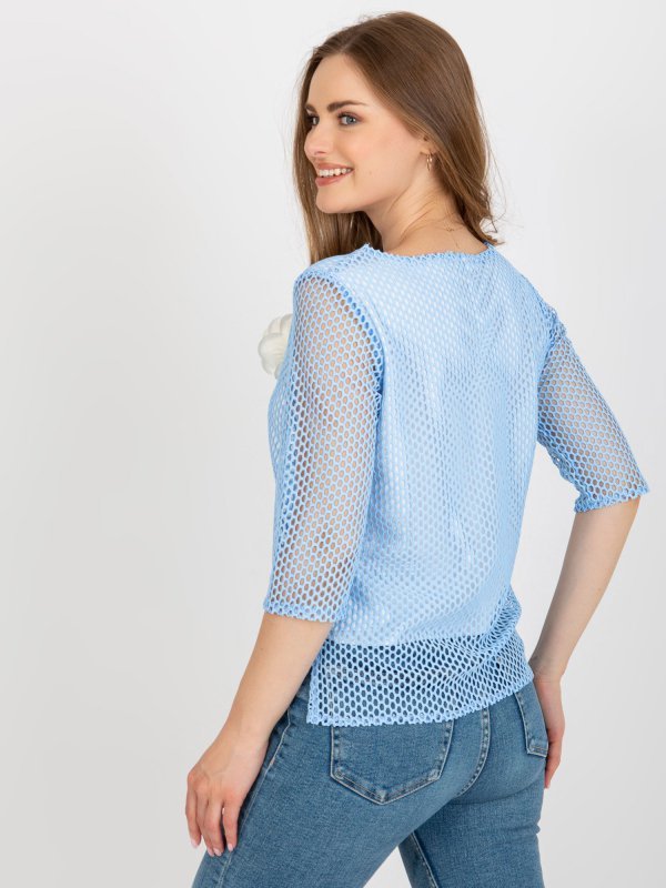 Bluzka-LK-BZ-506642.94-jasny niebieski rozmiar - 40