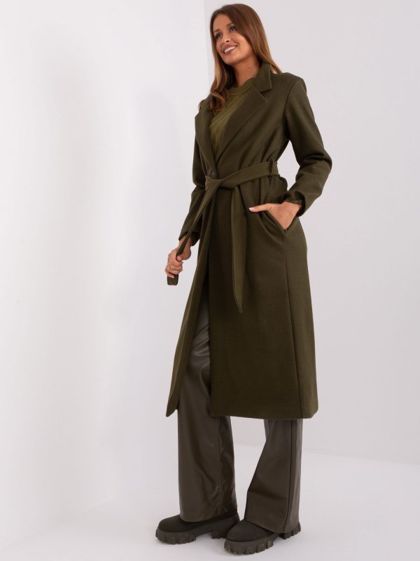 Płaszcz-TW-PL-BI-5312-1.31-khaki rozmiar - XL