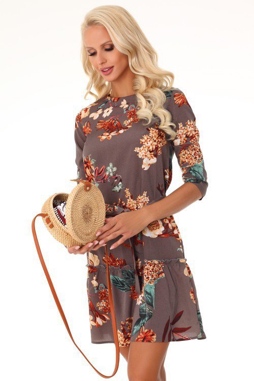 Sukienka Idele Brown 85328 rozmiar - L