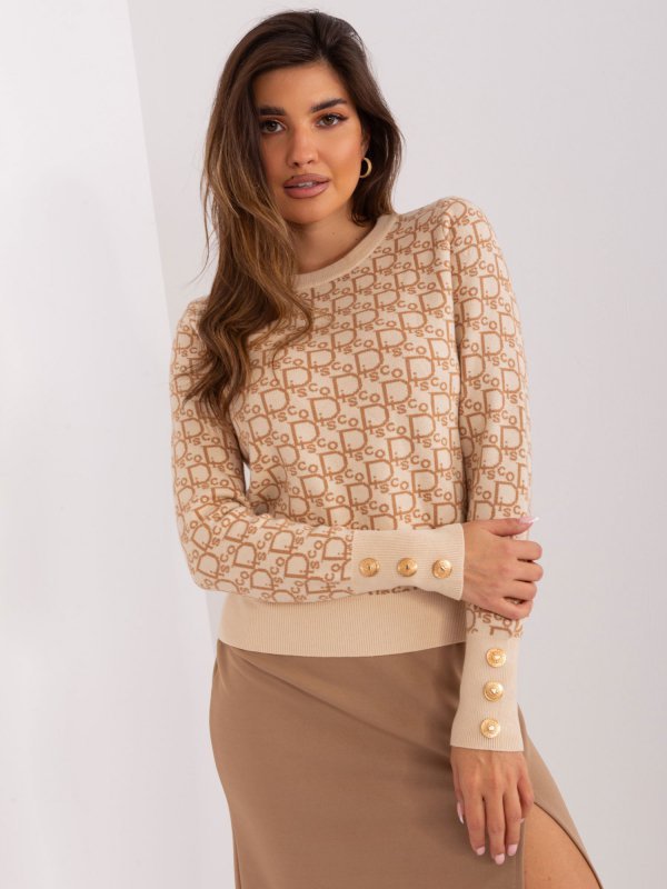Kamizelka-AT-KZ-2375.00P-camelowy rozmiar - S/M