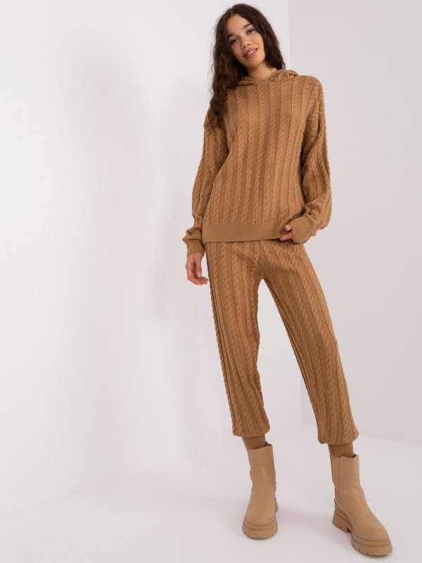 Komplet-BA-KMPL-0281.31P-camelowy rozmiar - ONE SIZE