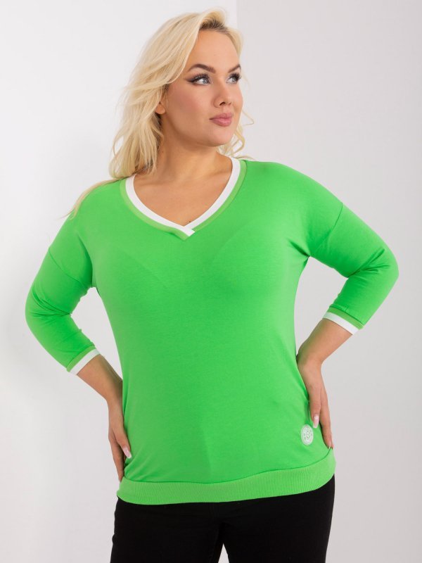 Bluzka-RV-BZ-8986.89P-jasny zielony rozmiar - ONE SIZE