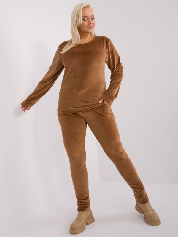 Komplet-RV-KMPL-6085.05-jasny brązowy rozmiar - 3XL