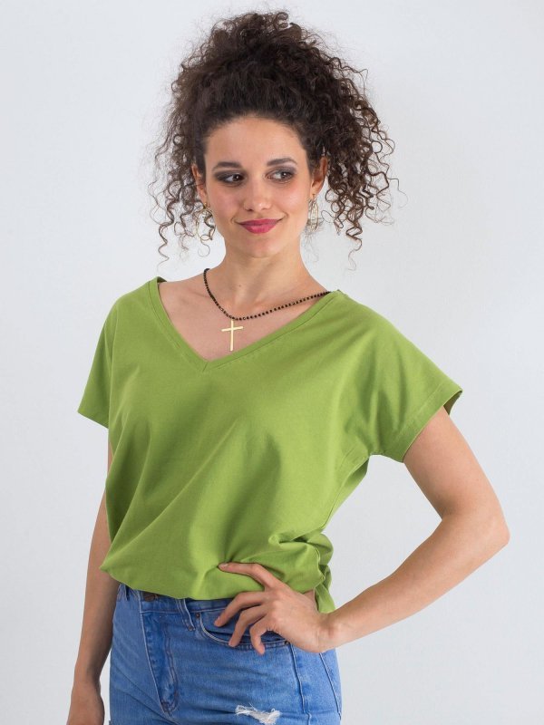 T-shirt-RV-TS-4832.42P-jasny zielony rozmiar - S