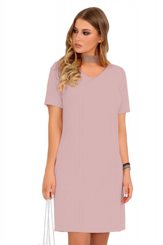 Sukienka Minar 85476 Powder rozmiar - 4XL