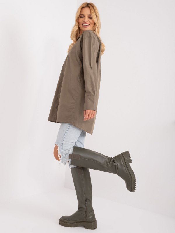 Koszula-BA-KS-0378.60-khaki rozmiar - S