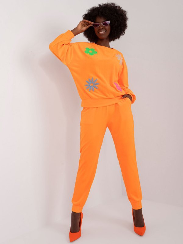 Komplet-DHJ-KMPL-8655.05-fluo pomarańczowy rozmiar - ONE SIZE