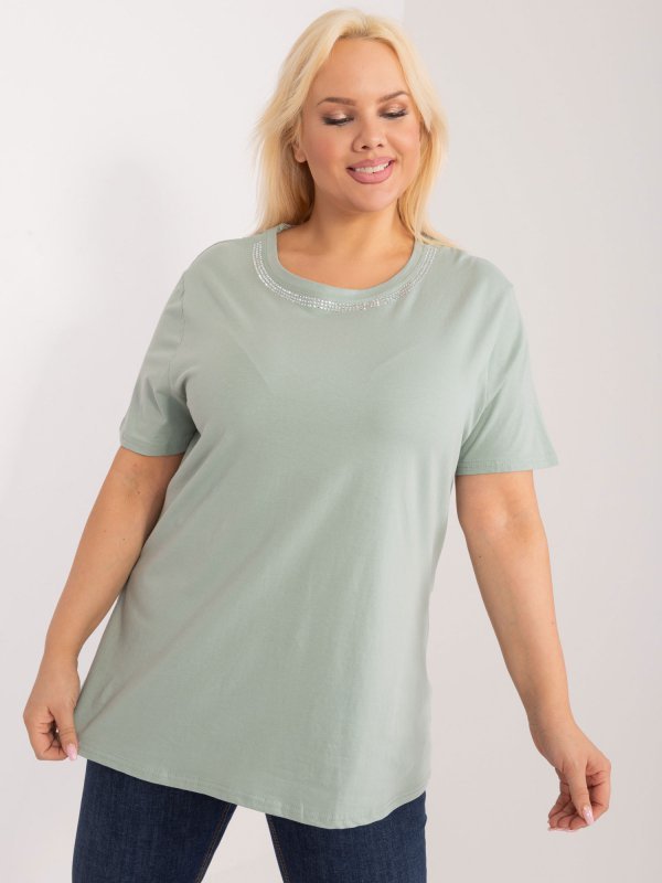 Bluzka-PM-BZ-GW2380.54-pistacjowy rozmiar - XL