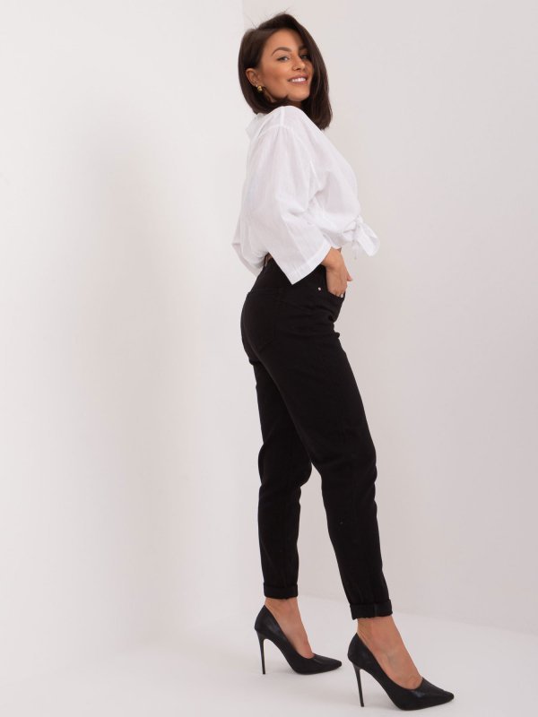 Spodnie jeans-PM-SP-J1285-2.11-czarny rozmiar - XS