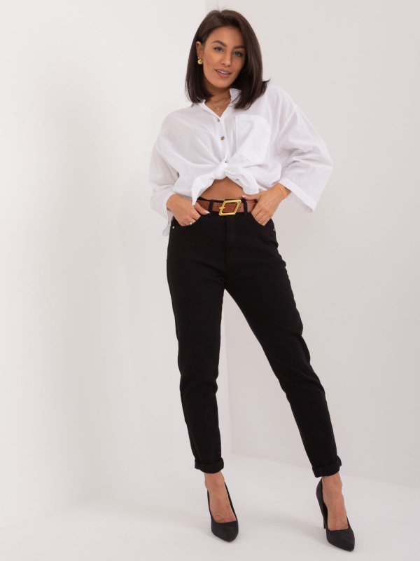 Spodnie jeans-PM-SP-J1285-2.11-czarny rozmiar - XS