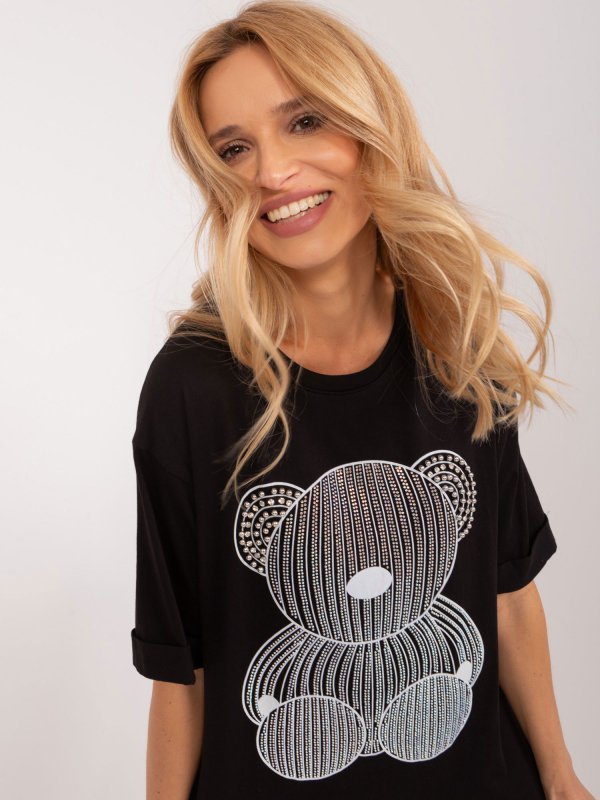T-shirt-PM-TS-4575.30-czarny rozmiar - S