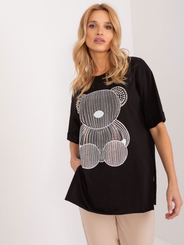 T-shirt-PM-TS-4575.30-czarny rozmiar - S