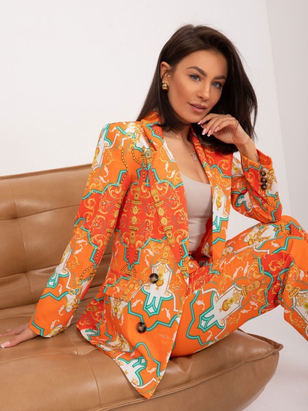 Komplet-DHJ-KMPL-17131.32X-pomarańczowy rozmiar - 2XL