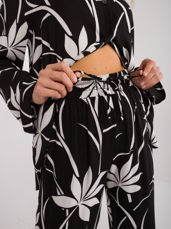 Komplet-LK-KMPL-509644.13X-czarno-biały rozmiar - L/XL