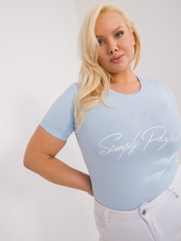 T-shirt-RV-TS-9481.60-jasny niebieski rozmiar - ONE SIZE