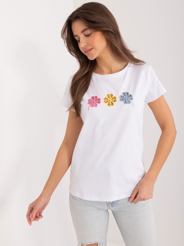 T-shirt-RV-TS-9666.05X-biały rozmiar - S/M