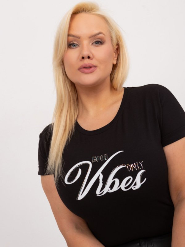T-shirt-RV-TS-9475.60-czarny rozmiar - ONE SIZE